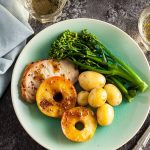 pork with golden apple rings