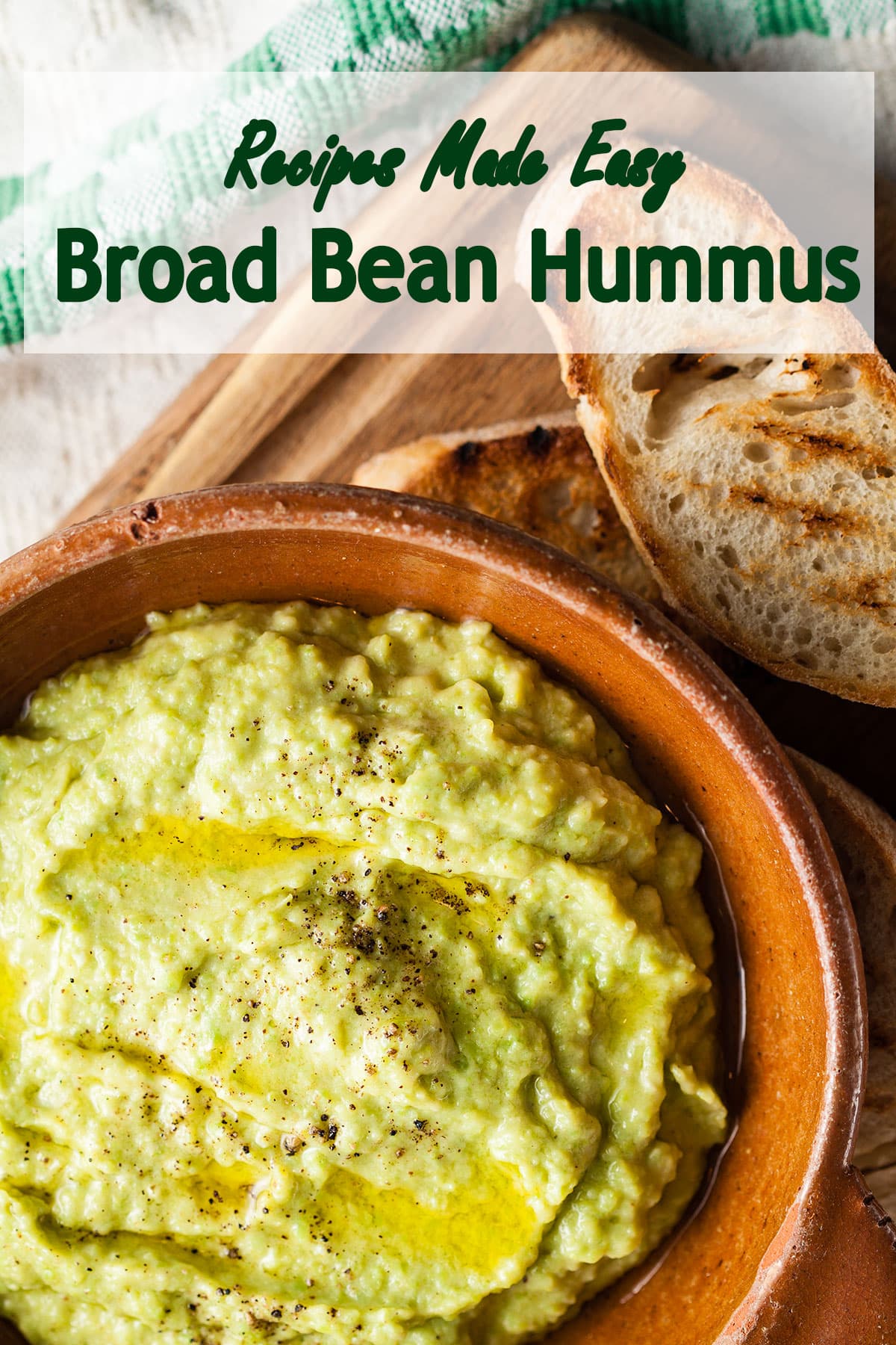 Broad bean hummus Recipes Made Easy