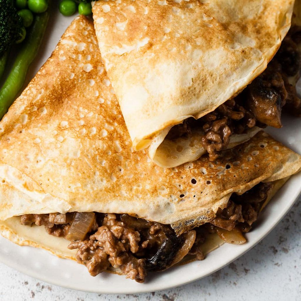 Beef and Mushroom Pancakes Recipes Made Easy
