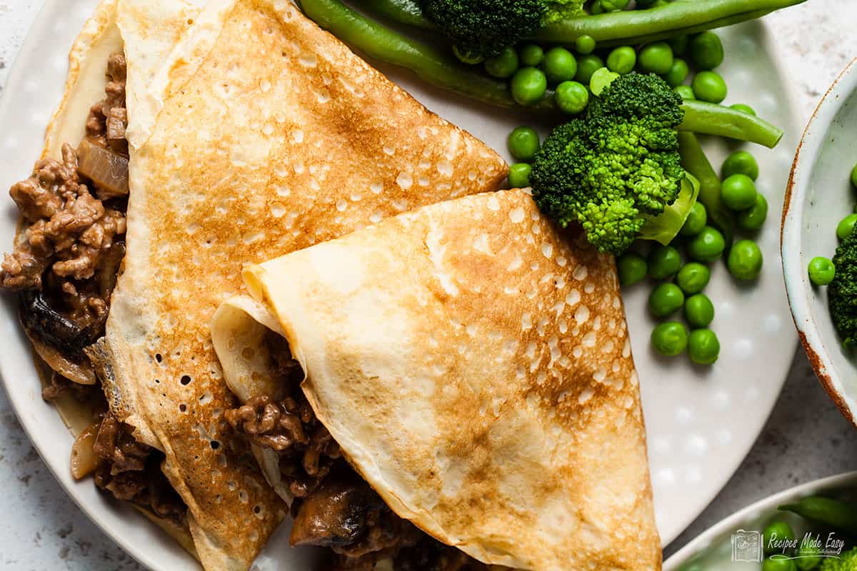 Beef and Mushroom Pancakes Recipes Made Easy