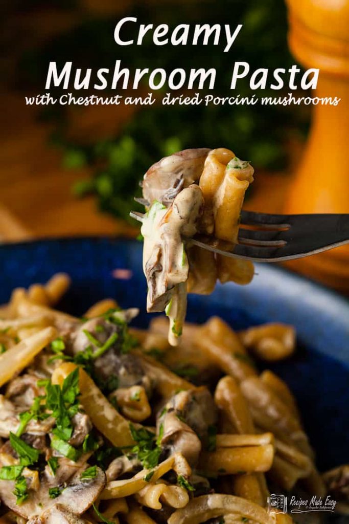 Easy creamy mushroom pasta | Recipes Made Easy
