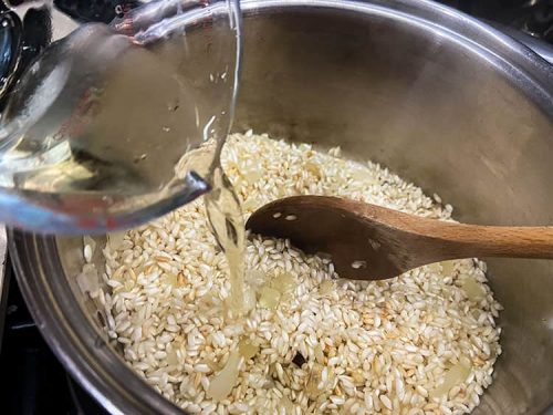 Salmon and prawn risotto | Recipes Made Easy