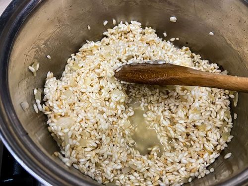 Salmon and prawn risotto | Recipes Made Easy