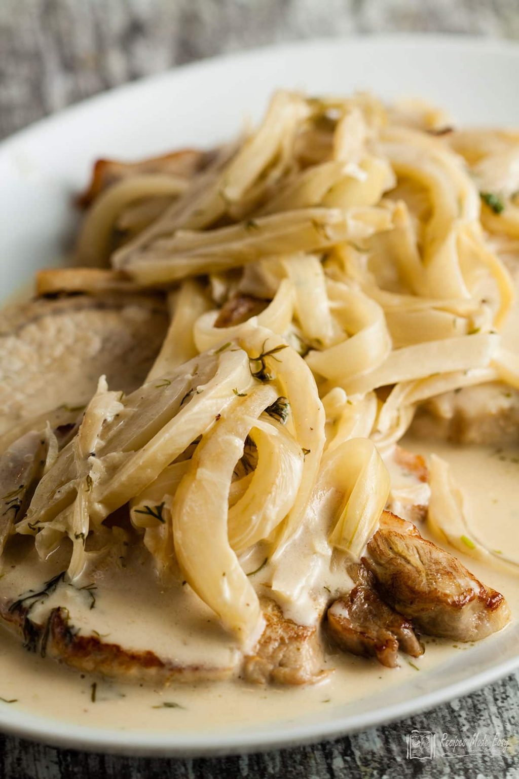 Pork with Creamy Fennel Sauce Recipes Made Easy