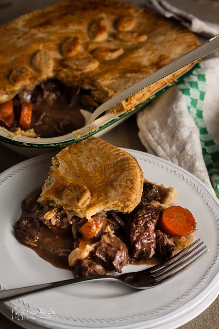 Steak and red wine pie Recipes Made Easy
